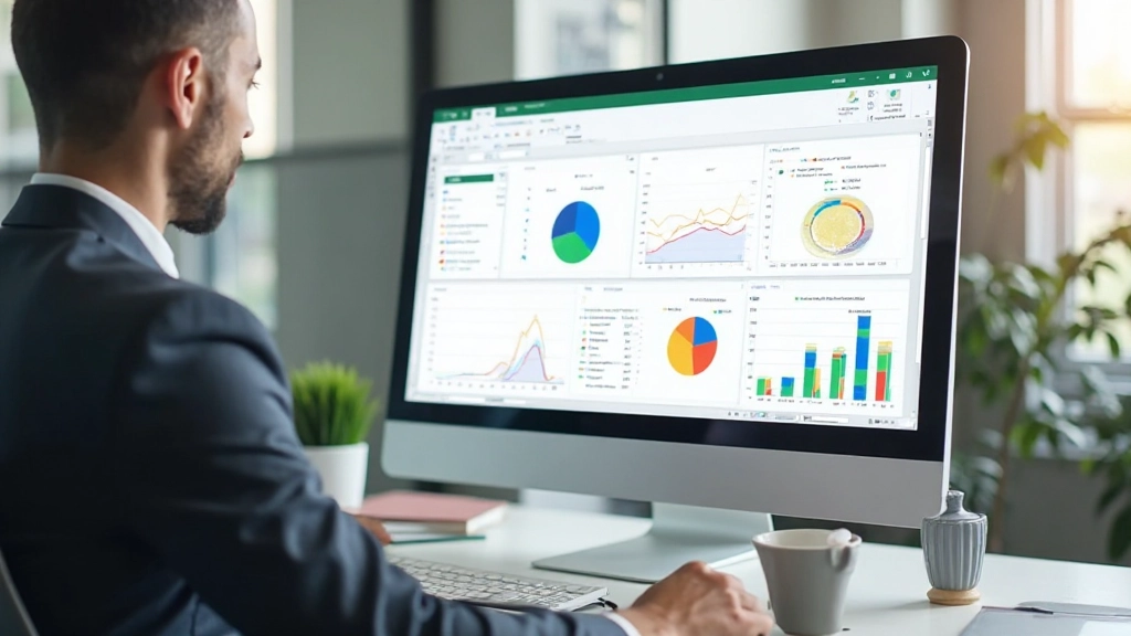 Dashboard met kleurrijke grafieken, balkendiagrammen en trendlijnen die gegevensanalyse tonen