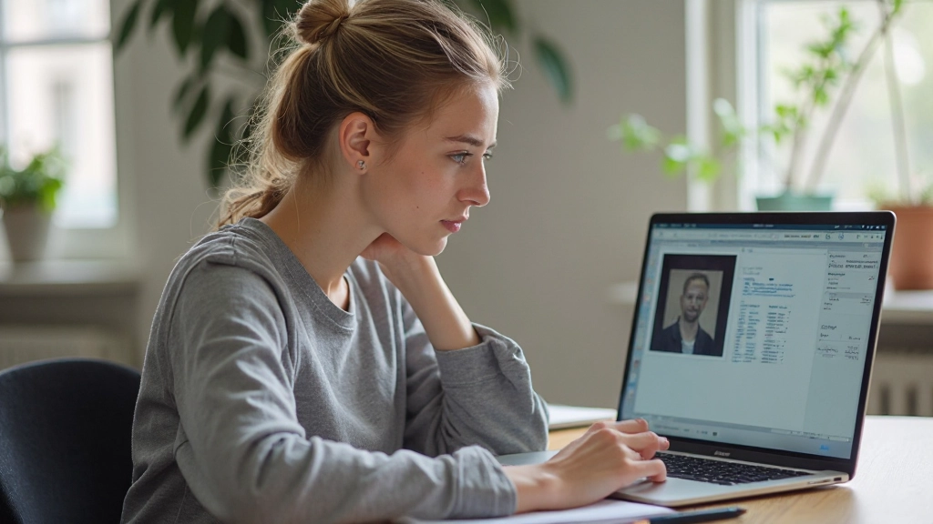 Student learning Excel online with video tutorial on computer screen